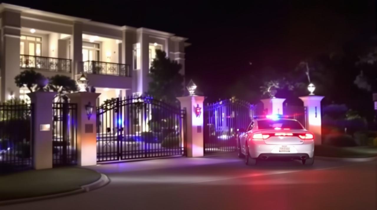 歌手王某豪宅遭私生饭入侵，警方介入处理